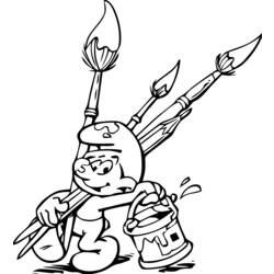 Coloring page: Schtroumpfs (Cartoons) #34716 - Free Printable Coloring Pages