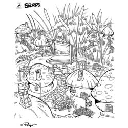 Coloring page: Schtroumpfs (Cartoons) #34726 - Printable coloring pages