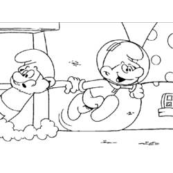 Coloring page: Schtroumpfs (Cartoons) #34729 - Free Printable Coloring Pages