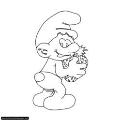 Coloring page: Schtroumpfs (Cartoons) #34890 - Free Printable Coloring Pages
