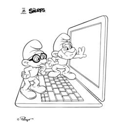 Coloring page: Schtroumpfs (Cartoons) #34905 - Free Printable Coloring Pages