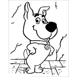 Coloring page: Scooby doo (Cartoons) #31315 - Printable coloring pages