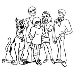Coloring page: Scooby doo (Cartoons) #31319 - Free Printable Coloring Pages