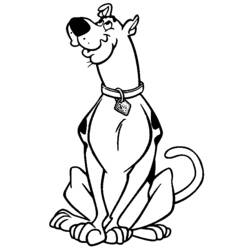 Coloring page: Scooby doo (Cartoons) #31320 - Free Printable Coloring Pages