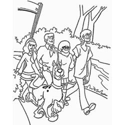 Coloring page: Scooby doo (Cartoons) #31322 - Free Printable Coloring Pages