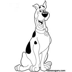 Coloring page: Scooby doo (Cartoons) #31323 - Printable coloring pages