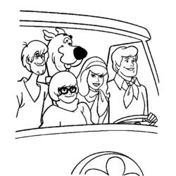 Coloring page: Scooby doo (Cartoons) #31351 - Free Printable Coloring Pages