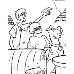 Coloring page: Scooby doo (Cartoons) #31360 - Free Printable Coloring Pages
