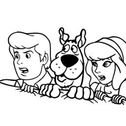 Coloring page: Scooby doo (Cartoons) #31374 - Free Printable Coloring Pages