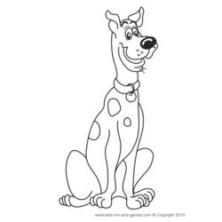 Coloring page: Scooby doo (Cartoons) #31398 - Free Printable Coloring Pages