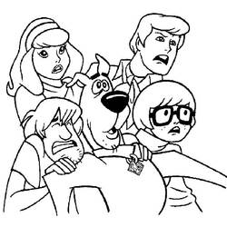 Coloring page: Scooby doo (Cartoons) #31419 - Free Printable Coloring Pages