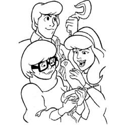 Coloring page: Scooby doo (Cartoons) #31444 - Free Printable Coloring Pages