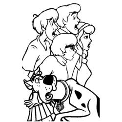 Coloring page: Scooby doo (Cartoons) #31451 - Free Printable Coloring Pages