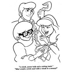 Coloring page: Scooby doo (Cartoons) #31491 - Free Printable Coloring Pages