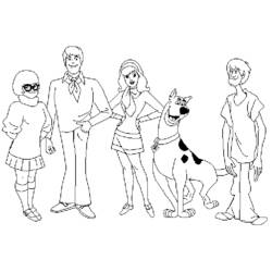 Coloring page: Scooby doo (Cartoons) #31505 - Free Printable Coloring Pages