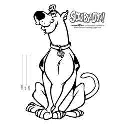 Coloring page: Scooby doo (Cartoons) #31511 - Free Printable Coloring Pages