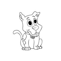 Coloring page: Scooby doo (Cartoons) #31540 - Printable coloring pages