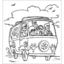Coloring page: Scooby doo (Cartoons) #31543 - Free Printable Coloring Pages