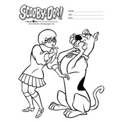 Coloring page: Scooby doo (Cartoons) #31544 - Free Printable Coloring Pages