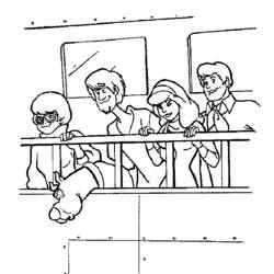 Coloring page: Scooby doo (Cartoons) #31556 - Free Printable Coloring Pages