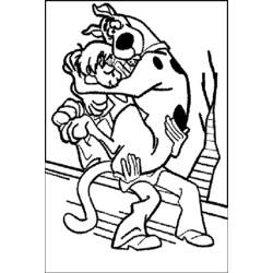 Coloring page: Scooby doo (Cartoons) #31565 - Free Printable Coloring Pages