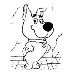 Coloring page: Scooby doo (Cartoons) #31605 - Free Printable Coloring Pages