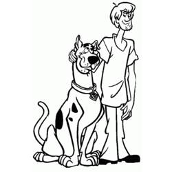 Coloring page: Scooby doo (Cartoons) #31631 - Free Printable Coloring Pages