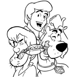 Coloring page: Scooby doo (Cartoons) #31646 - Free Printable Coloring Pages