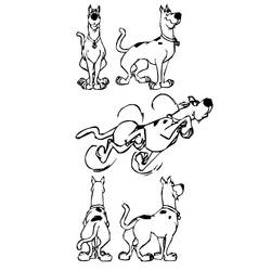 Coloring page: Scooby doo (Cartoons) #31685 - Free Printable Coloring Pages