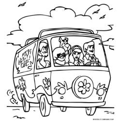 Coloring page: Scooby doo (Cartoons) #31698 - Printable coloring pages