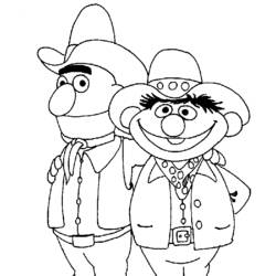 Coloring page: Sesame street (Cartoons) #32077 - Free Printable Coloring Pages