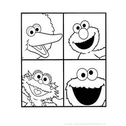 Coloring page: Sesame street (Cartoons) #32088 - Free Printable Coloring Pages