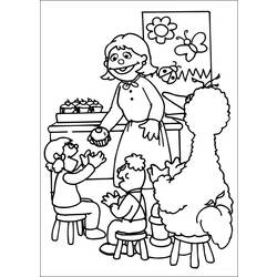 Coloring page: Sesame street (Cartoons) #32114 - Free Printable Coloring Pages