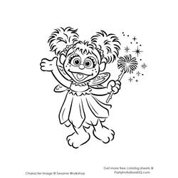Coloring page: Sesame street (Cartoons) #32160 - Printable coloring pages