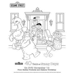 Coloring page: Sesame street (Cartoons) #32259 - Printable coloring pages
