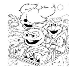 Coloring page: Sesame street (Cartoons) #32267 - Free Printable Coloring Pages