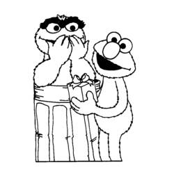 Coloring page: Sesame street (Cartoons) #32283 - Free Printable Coloring Pages