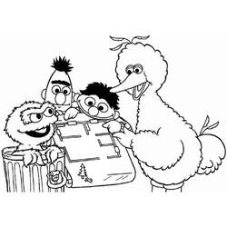 Coloring page: Sesame street (Cartoons) #32327 - Free Printable Coloring Pages