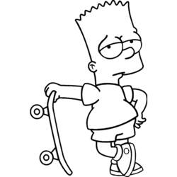 Coloring page: Simpsons (Cartoons) #23777 - Printable coloring pages