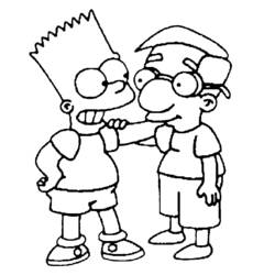 Coloring page: Simpsons (Cartoons) #23782 - Free Printable Coloring Pages
