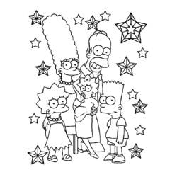 Coloring page: Simpsons (Cartoons) #23788 - Printable coloring pages