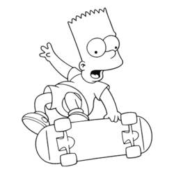 Coloring page: Simpsons (Cartoons) #23804 - Free Printable Coloring Pages