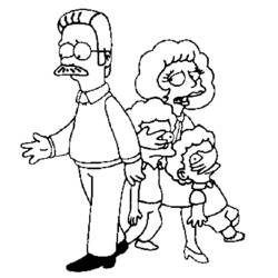 Coloring page: Simpsons (Cartoons) #23819 - Free Printable Coloring Pages