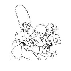 Coloring page: Simpsons (Cartoons) #23825 - Free Printable Coloring Pages
