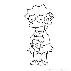Coloring page: Simpsons (Cartoons) #23835 - Free Printable Coloring Pages