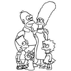 Coloring page: Simpsons (Cartoons) #23840 - Free Printable Coloring Pages
