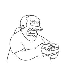 Coloring page: Simpsons (Cartoons) #23850 - Free Printable Coloring Pages