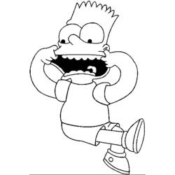 Coloring page: Simpsons (Cartoons) #23852 - Free Printable Coloring Pages