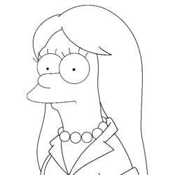 Coloring page: Simpsons (Cartoons) #23853 - Printable coloring pages