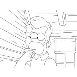 Coloring page: Simpsons (Cartoons) #23869 - Free Printable Coloring Pages
